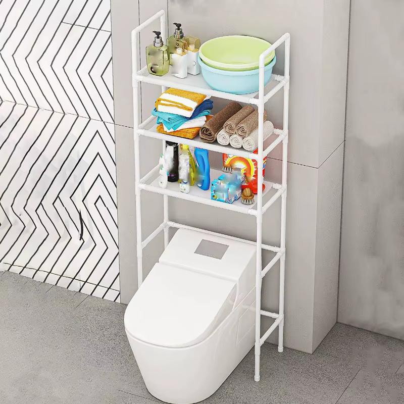 Étagère de rangement pour salle de bain à 3 niveaux