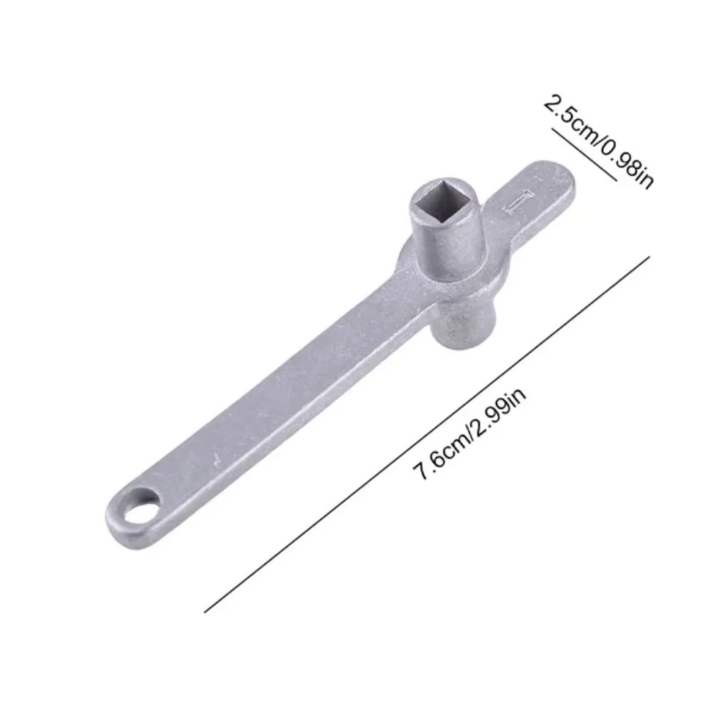 Clé de radiateur en acier inoxydable