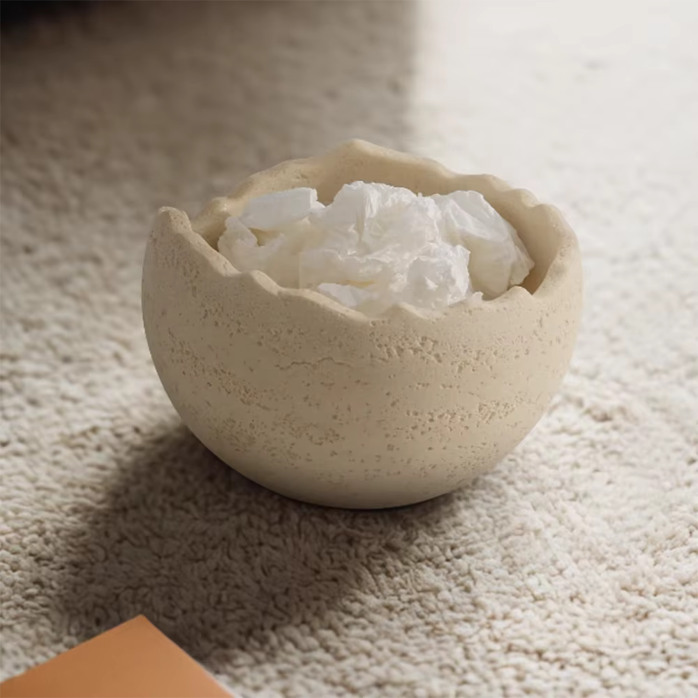 Moule en silicone pour boîte de rangement en ciment