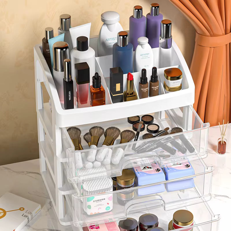 Boîte de rangement de bureau multicouche