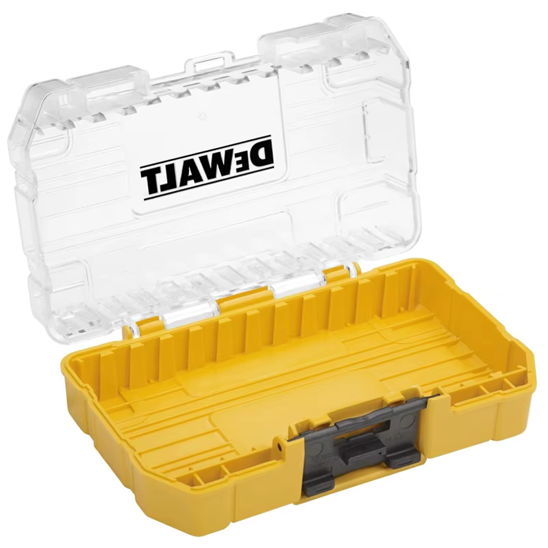 DEWALT Original petit moyen grand boîtier boîte à outils déflecteur foret support bricolage outil multifonctionnel accessoire ensemble