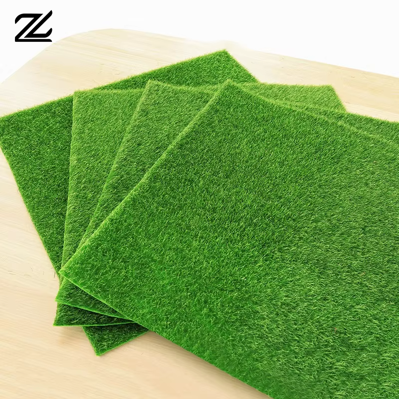 30*30CM tapis d'herbe vert gazon artificiel tapis de gazon faux Sod Simulation mousse pelouse bricolage Micro paysage décoration de la maison