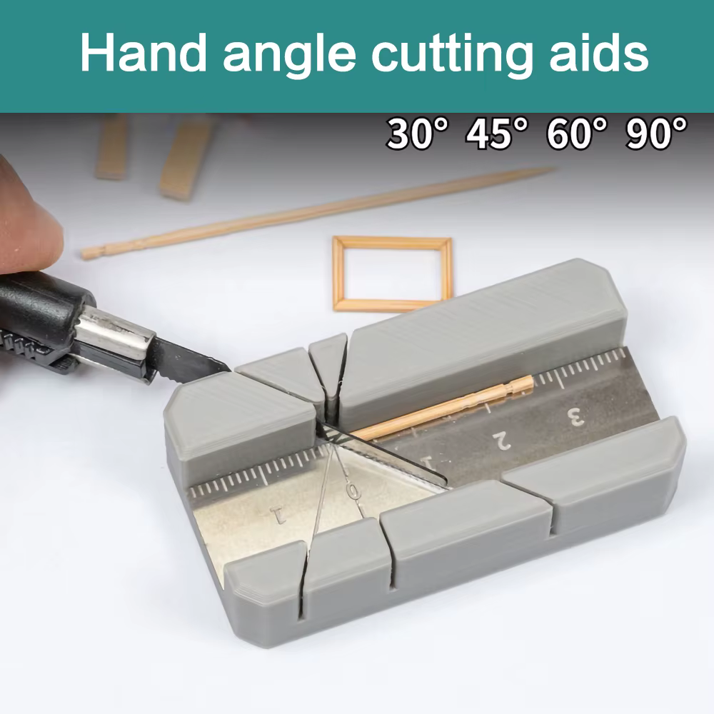 Outils Auxiliaires de Coupe à Angle Fixe pour la Fabrication de Maquettes Artisanales