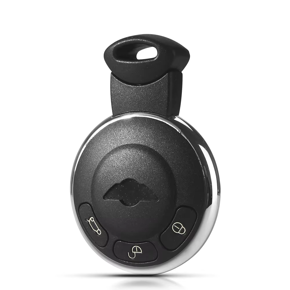 KEYYOU remplacement 3 boutons télécommande carte à puce voiture clé coque housse pour BMW Mini Cooper R56 2007-2014