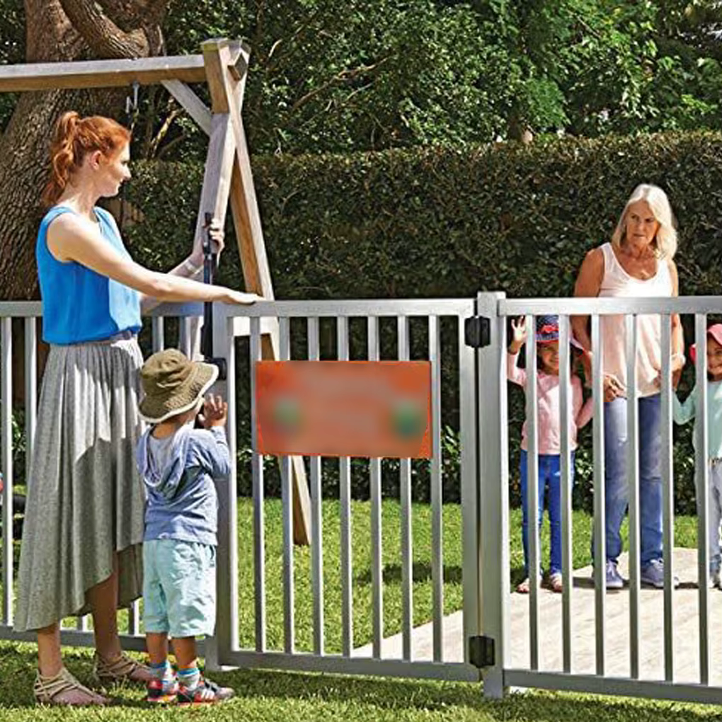 Espace extérieur sécurisé avec clé verrouillable 2 côtés loquet de porte clé diverses serrures de clôture verrouillage automatique serrure de clôture