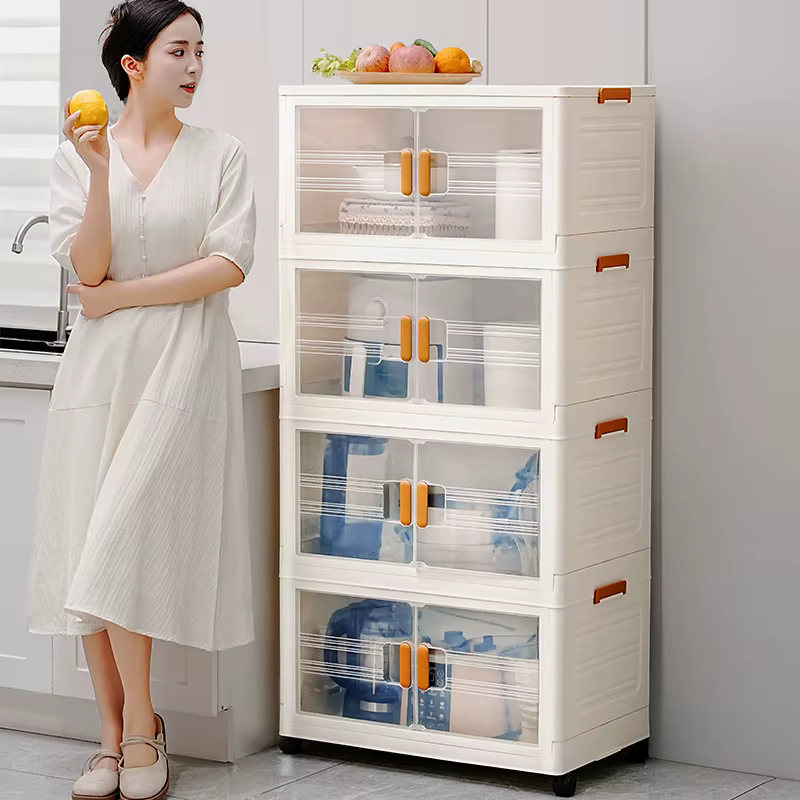 Armoire de rangement à Double porte ouverte