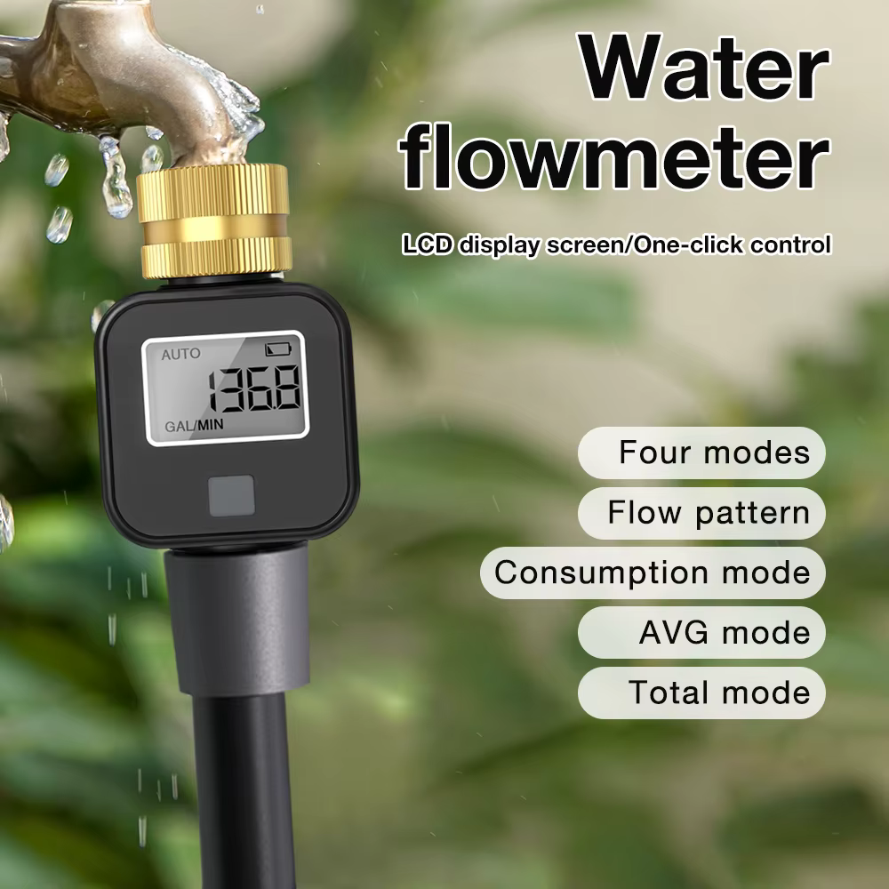 Débitmètre d'eau numérique haute précision IP5X mesure la consommation