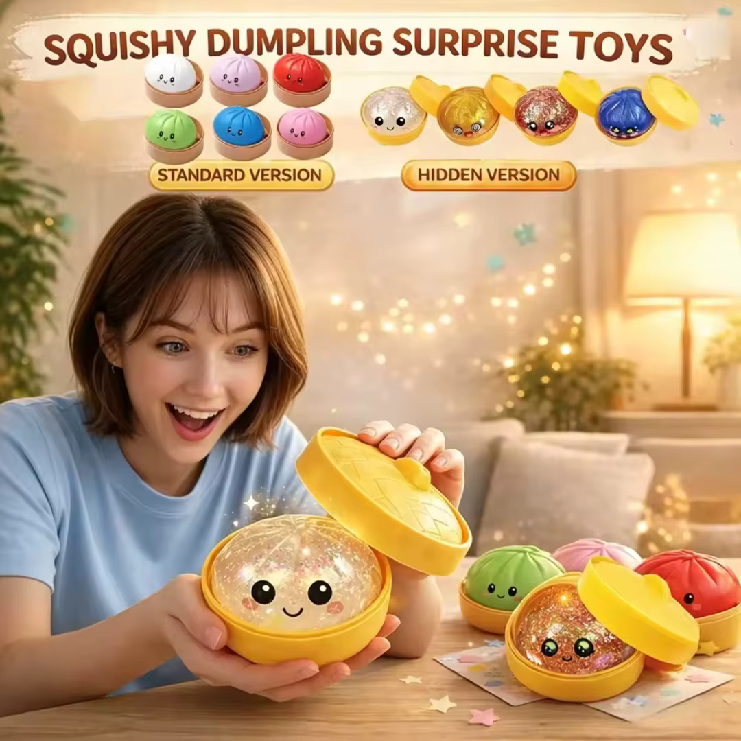 Bun Blind Box : Balles anti-stress douces et colorées