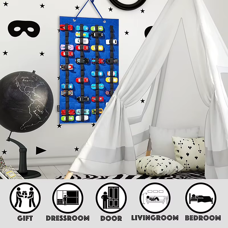 Hot Wheels – Organisateur de rangement mural, vitrine de voiture jouet de grande capacité pour boîte d'allumettes, cadeau pour enfants