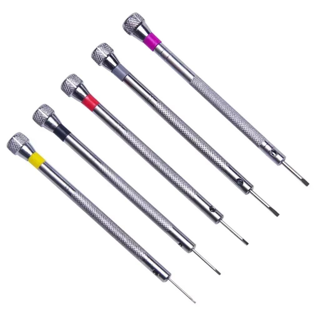Tournevis en acier de 0.8 à 1.6mm pour la réparation de montres