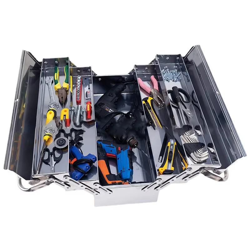 Grande boîte à outils organisateur matériel outil stockage