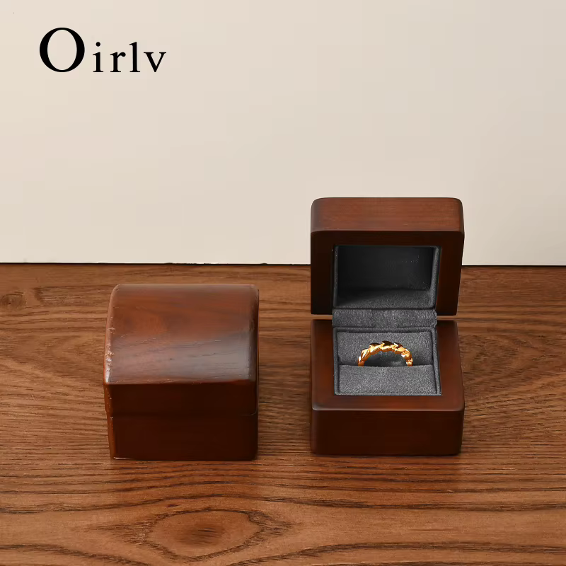 Oirlv Boîte à bijoux en bois
