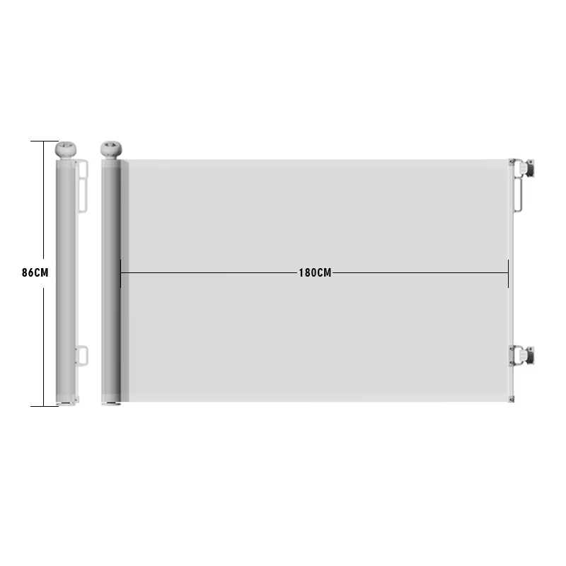 Barrière de porte rétractable
