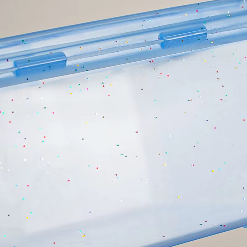 Boîte de rangement en plastique Transparent