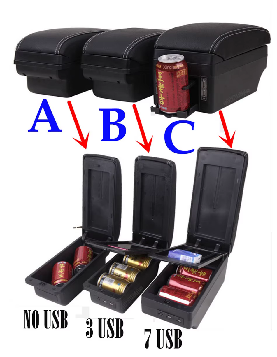 Boîte d'accoudoir pour Ford Fiesta Mk5
