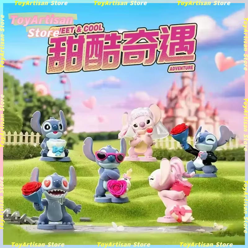 Boîte Mystère Fleur Immortelle Stitch – Figurine de 10 cm