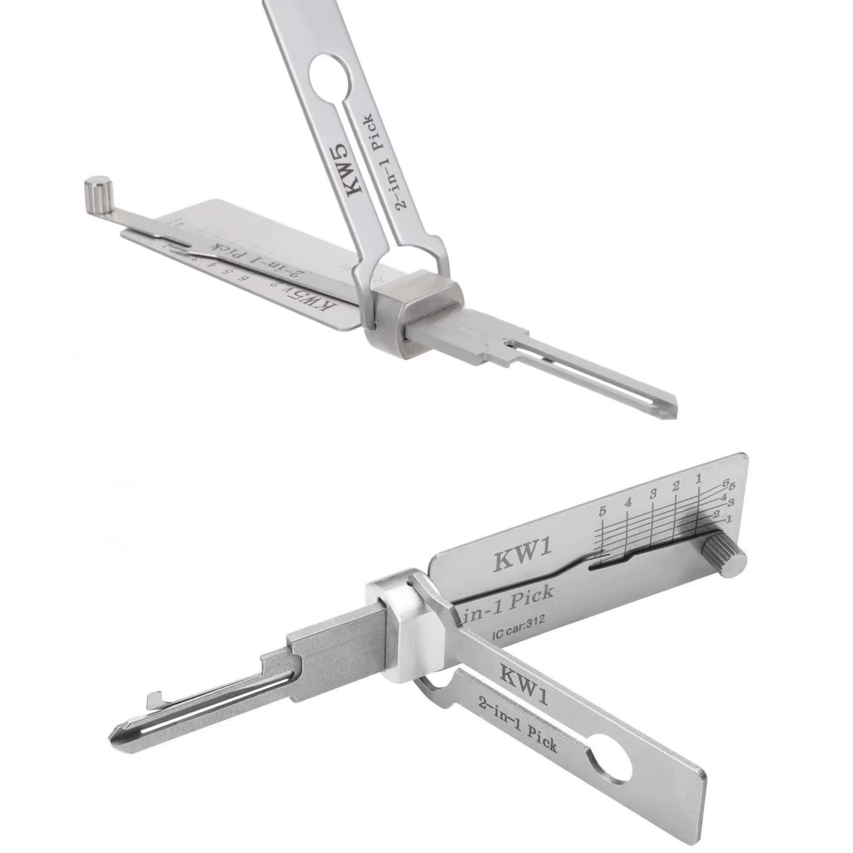 Pour serrurier professionnel Lishi 2 en 1 outil SC4 SC1 SS001 Pro SS002 Pro SS002R R52 KW1 KW5 outils pour porte de maison clé civile