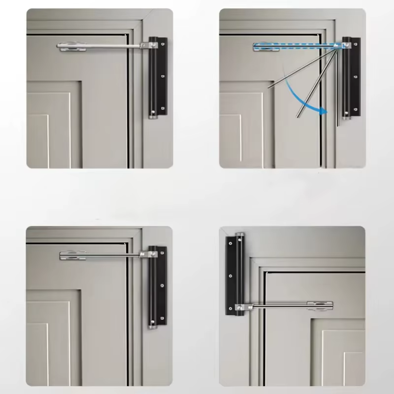 Ferme-porte automatique en acier inoxydable
