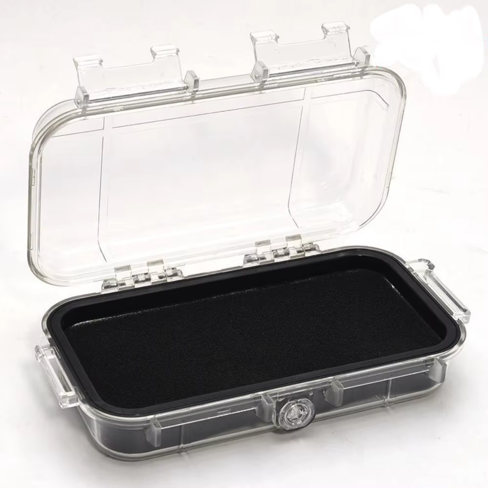 Boîte de rangement étanche antichoc transparente, boîte sèche de haute qualité, boîte de camping ABS, boîte à outils scellée, équipement professionnel