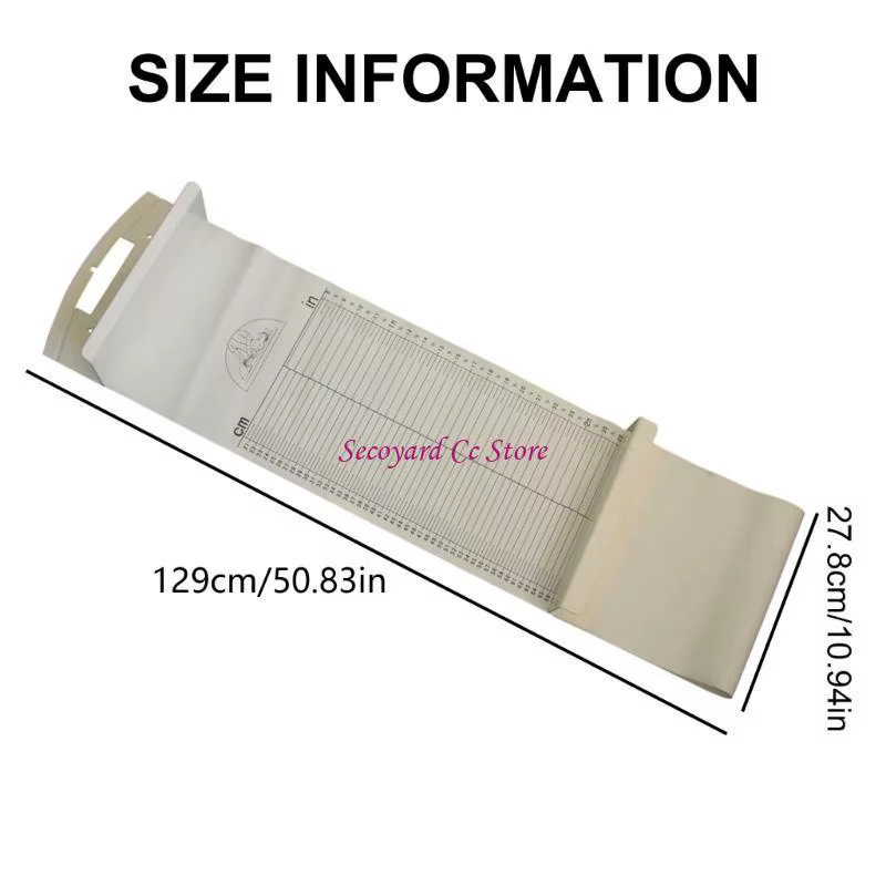 Outil de mesure de la hauteur du bébé