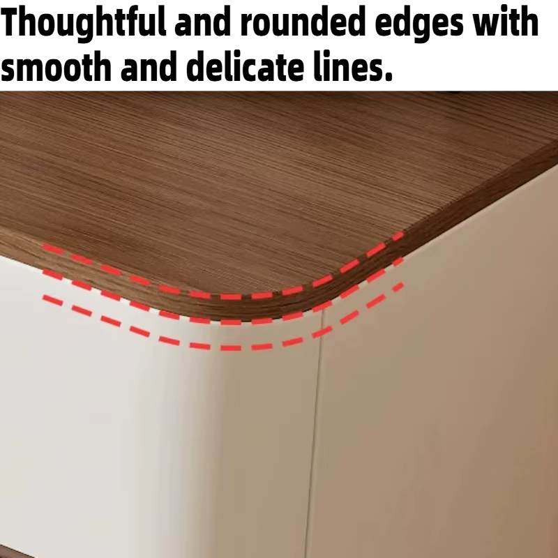 Grande coiffeuse moderne en bois pour chambre à coucher