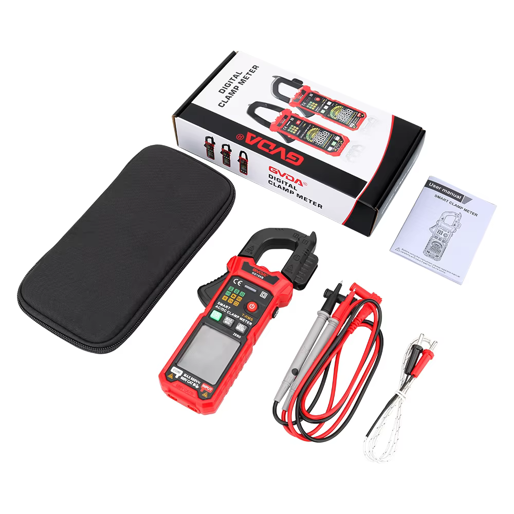 GVDA pince multimètre numérique professionnel True RMS gamme automatique NCV DC testeur de tension ca voltmètre multitesteur intelligent
