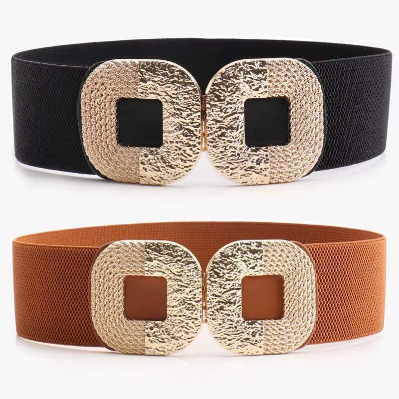 Ceinture de taille pour femme à double boucle