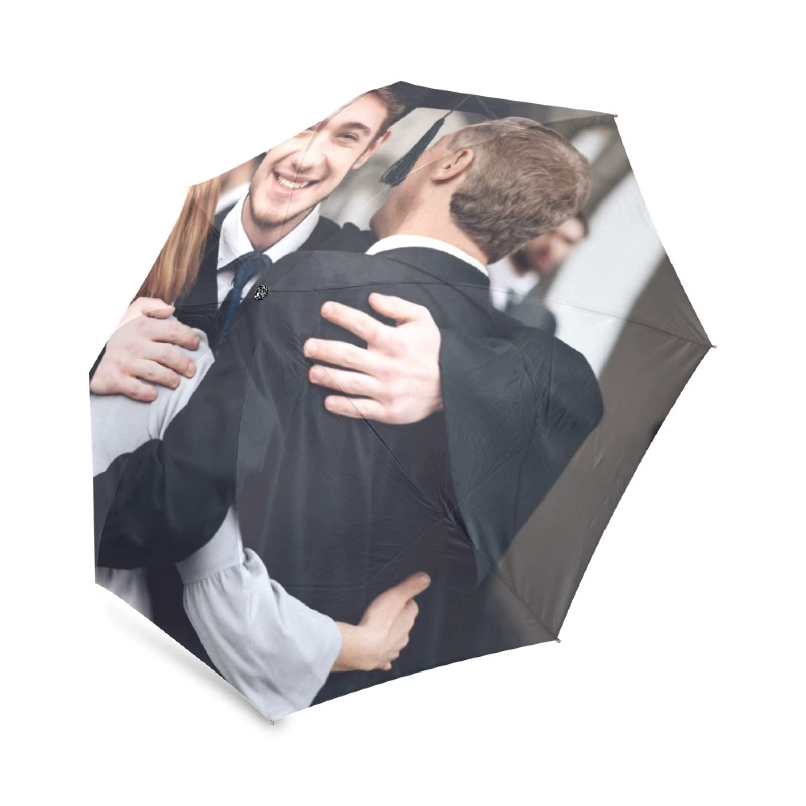 Parapluie pliant personnalisé avec photo, résistant au soleil, à la pluie et au vent, portable, ouverture et fermeture manuelle, pliable, de voyage, parapluie personnalisé