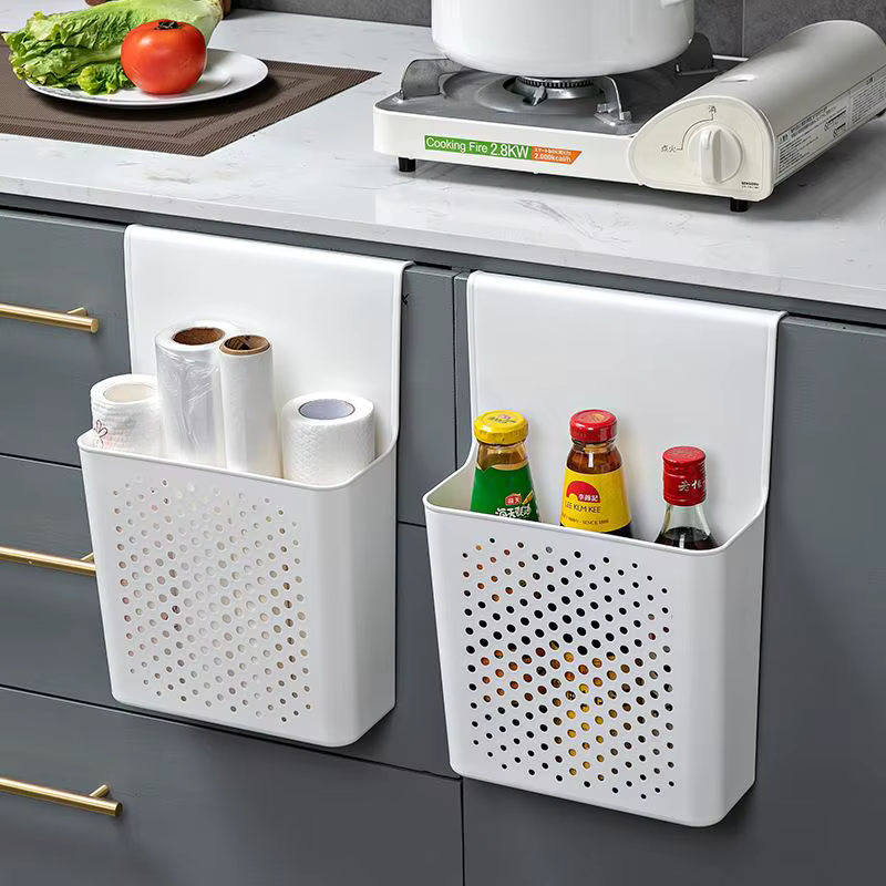 Étagère et boîte de rangement intérieures pour porte d'armoire de cuisine