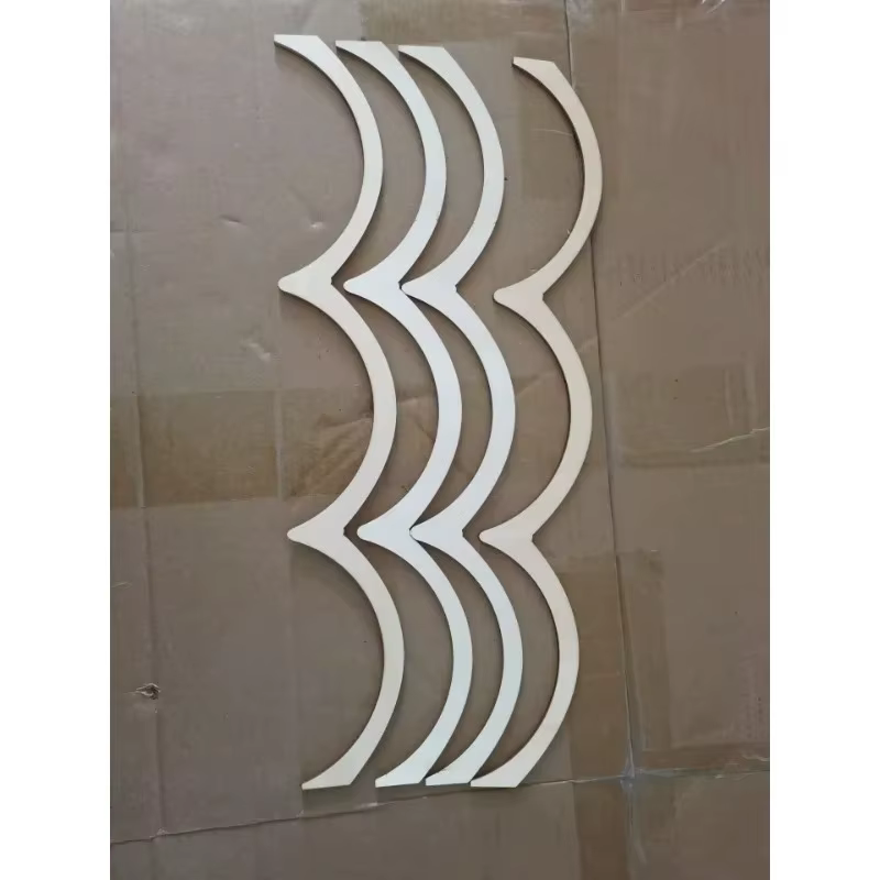12/24 pièces Moulures murales en bois festonnées