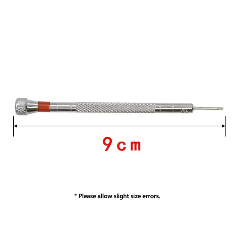 Petit tournevis en acier de 0.8 à 1.6mm pour la réparation de lunettes de montre