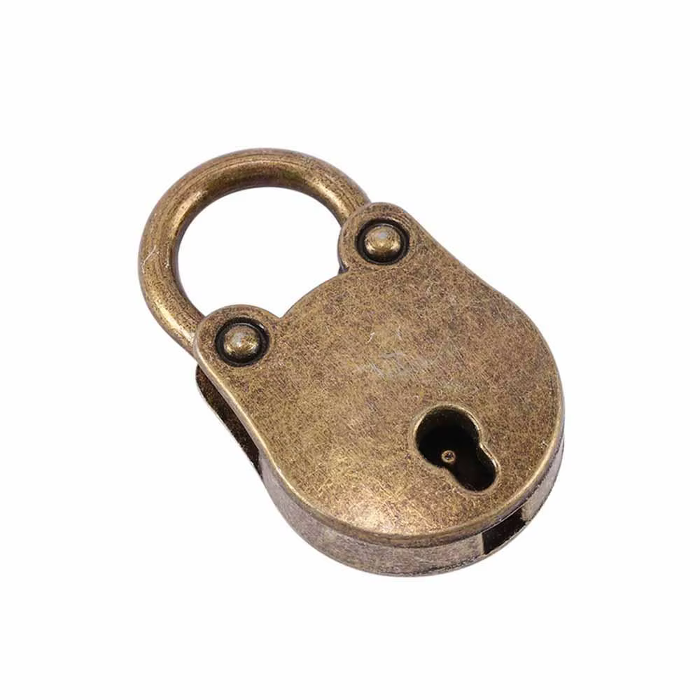 1 ensemble de Mini cadenas Archaize avec clé, vieux Vintage