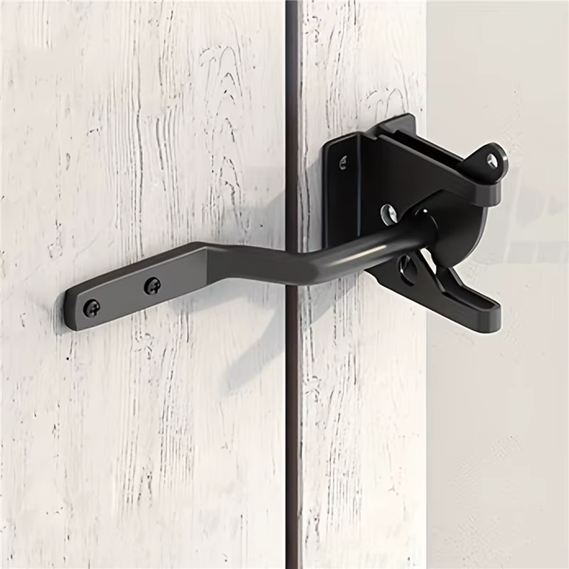 Loquet de porte autobloquant en acier au carbone