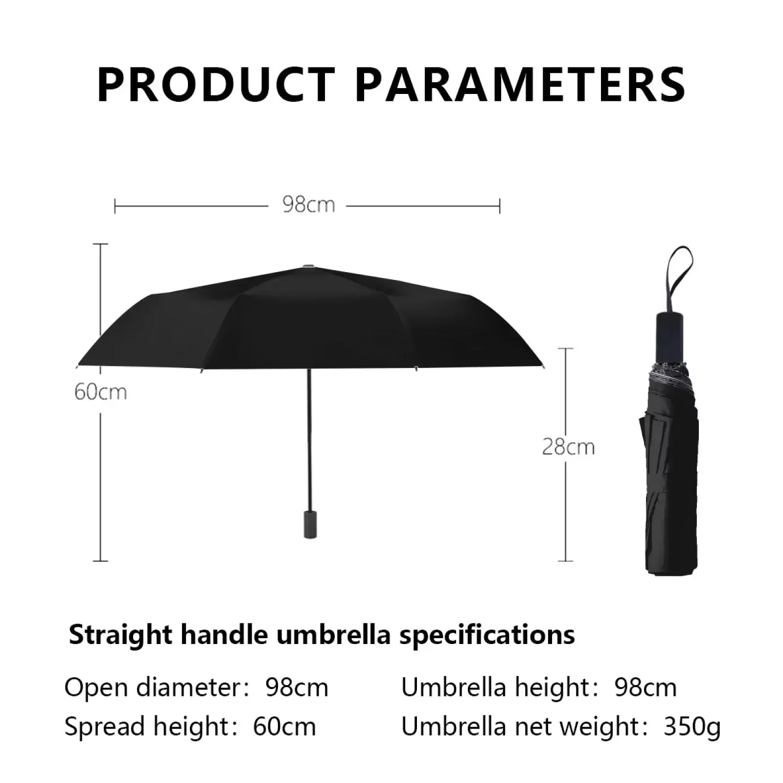 Parapluie personnalisé avec gestion, parapluies personnalisés, automatique, pliable, pluie, soleil