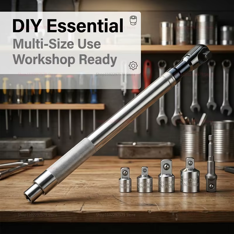 Clé à cliquet multifonctionnelle extensible
