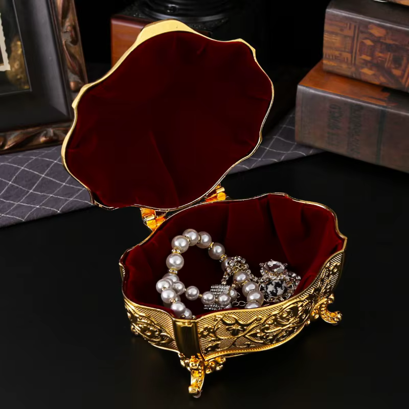 Boîte de rangement de colliers ellipsoïdes
