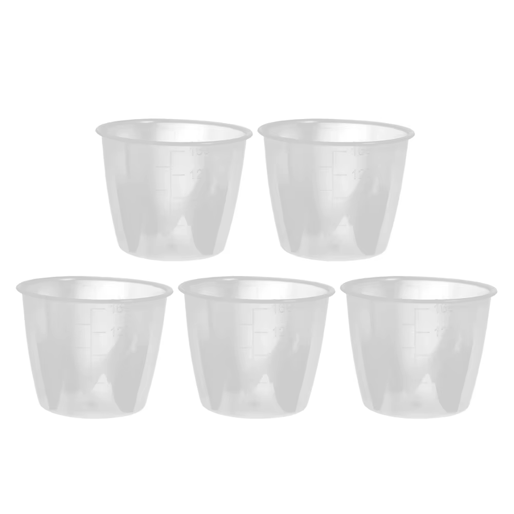 5 tasses à mesurer pour le riz en plastique transparent avec échelle claire pour une mesure précise du riz