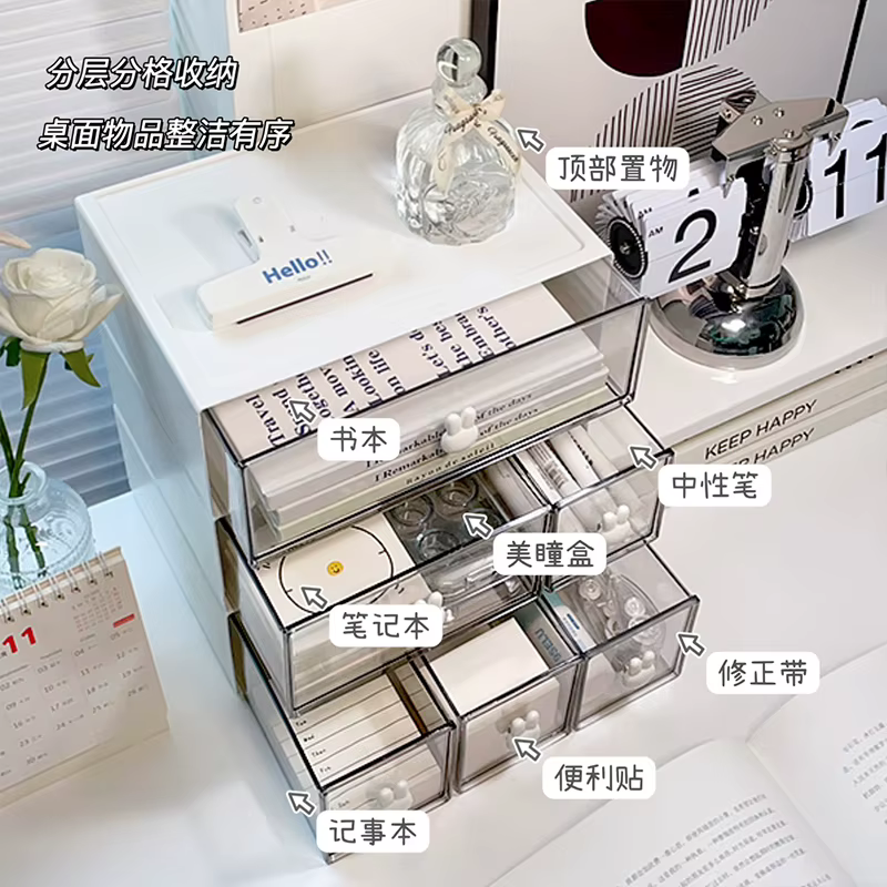 Style-Boîte de rangement de bureau