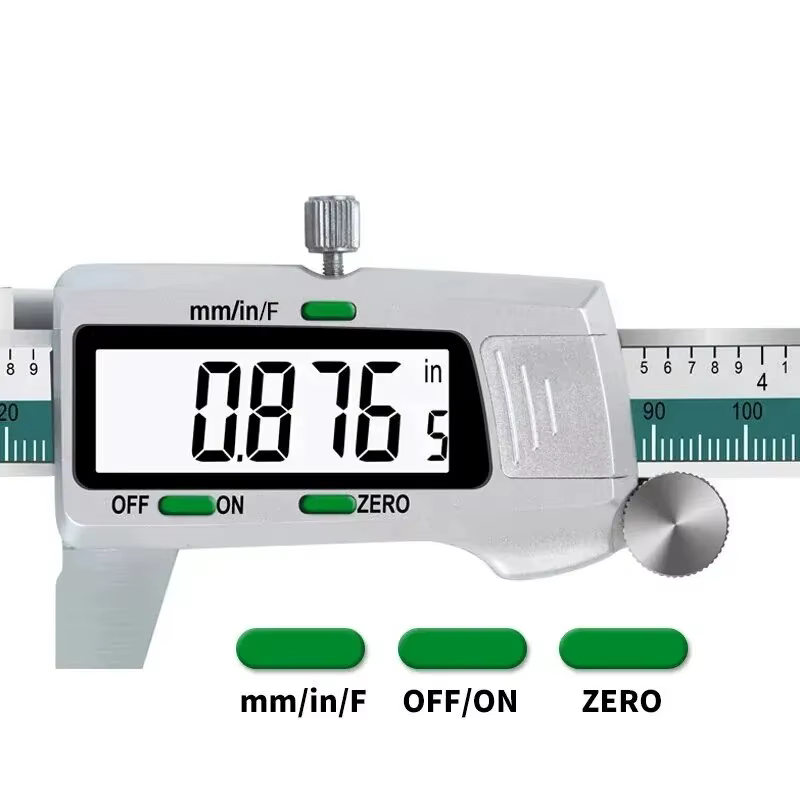 150mm Numérique Caliper En Acier Inoxydable Fraction/MM/Pouces 0.01mm Haute Précision pour Composants Mécaniques Mesure
