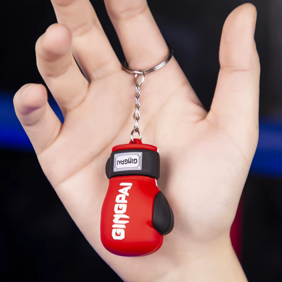 Mini gants de boxe porte-clés poinçon sac de sable pendentif Muay Thai coup de pied MMA gant Taekwondo cibles