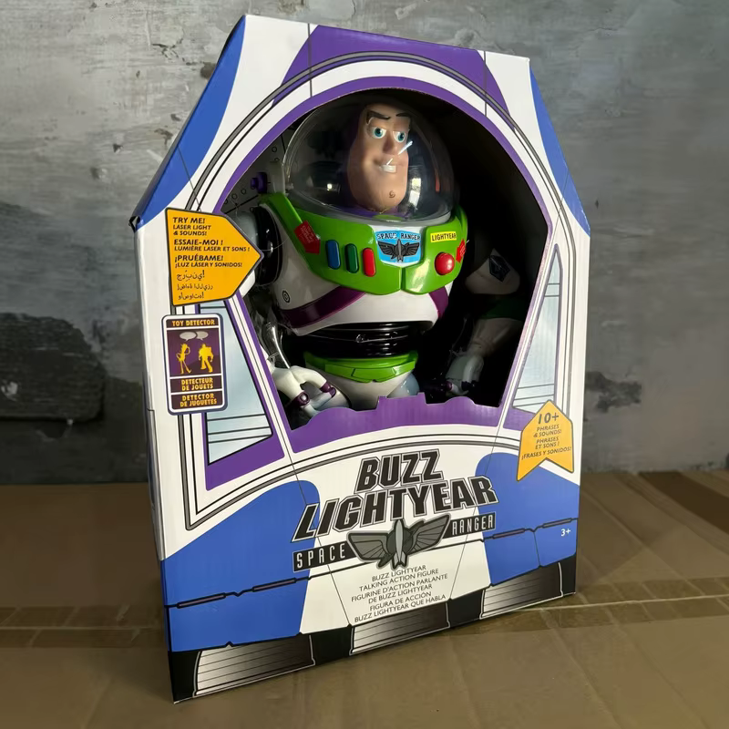Figurine articulée Buzz Lightyear Space Ranger avec son et lumière, ornement de bureau à collectionner pour collectionneurs adultes