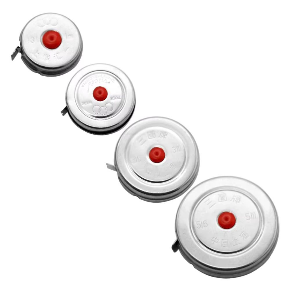 Outils de mesure : Ruban à mesurer en acier inoxydable 1m, 2m, 3m, 5m