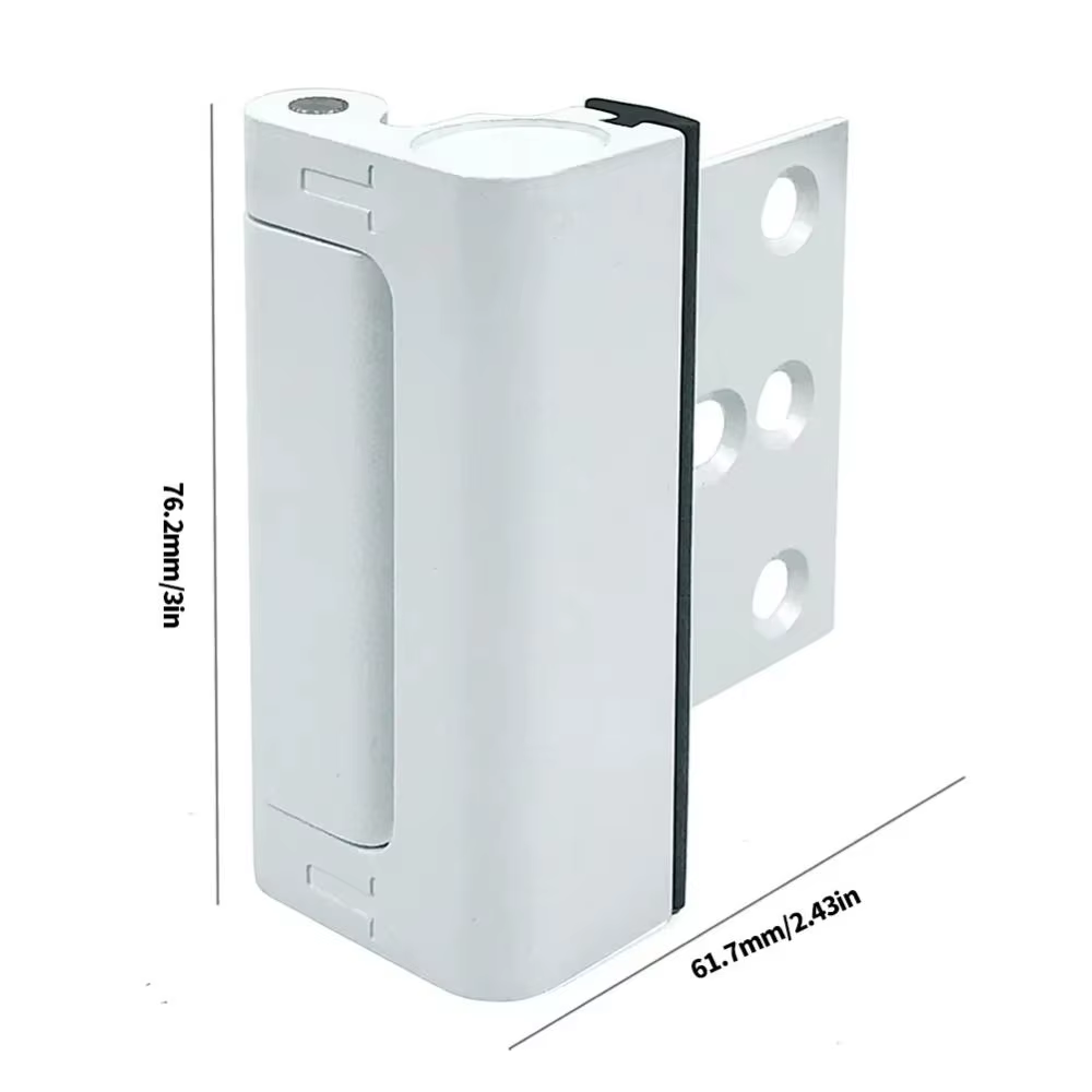 Serrure de porte antivol en métal, facile à utiliser, facile à installer, verrou de sécurité pour enfants, conception de sécurité en métal durable