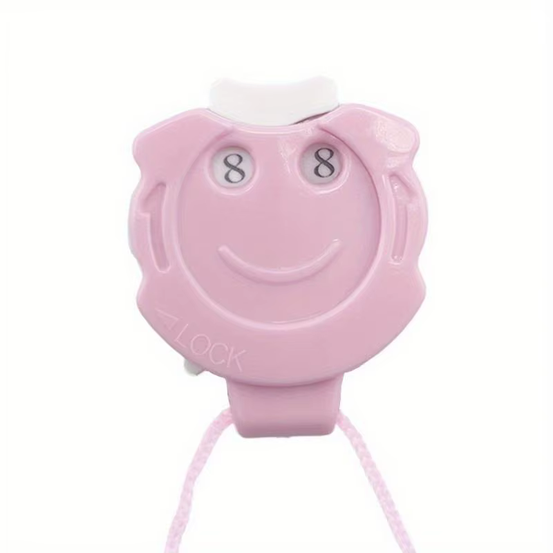 1/2 pièces Compteur de rangs en plastique rose pour travaux d'aiguille