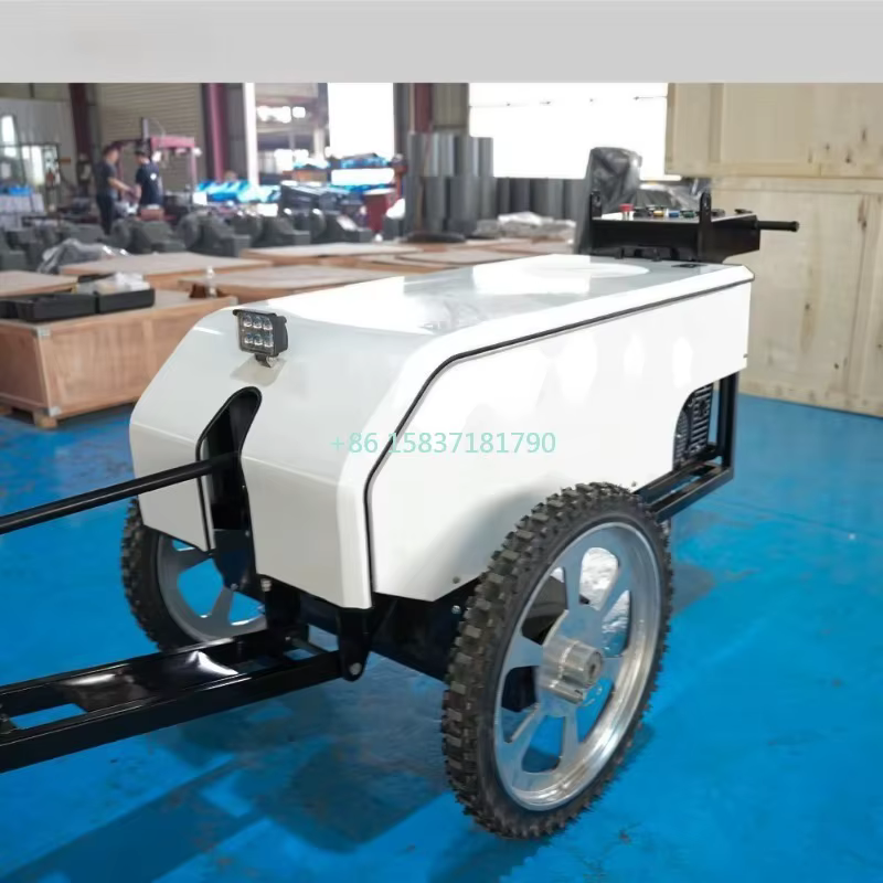 Machine de nivellement laser vibrante automatique pour béton