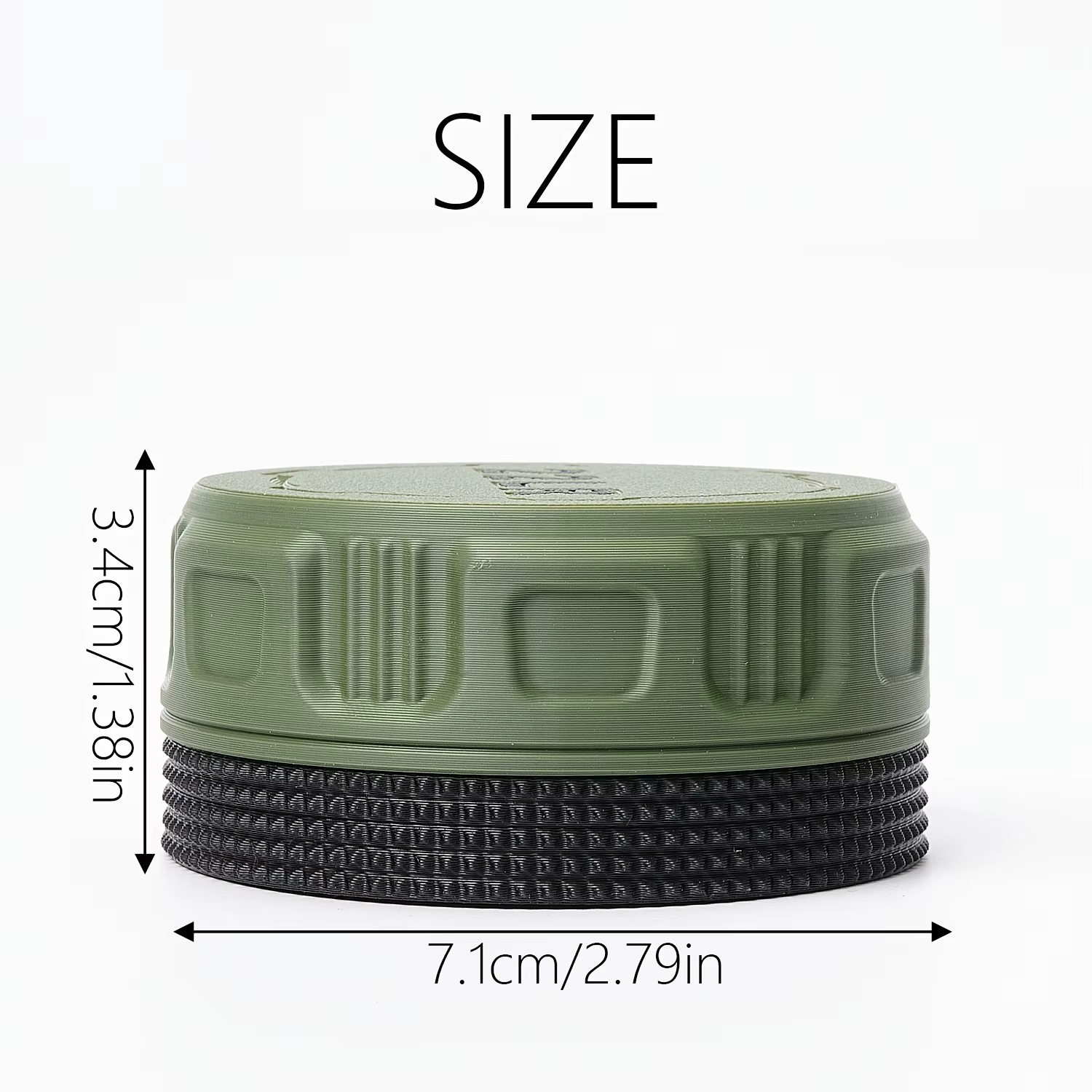 Boîte de rangement pour munitions miniature avec couvercle à visser (calibre 22LR) Compacte