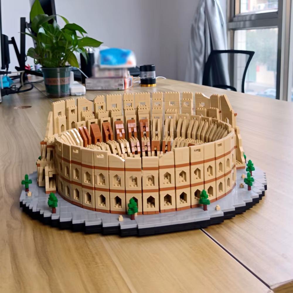 KNEW BUILT Mini blocs de construction rome Colosseum pour enfants et adultes