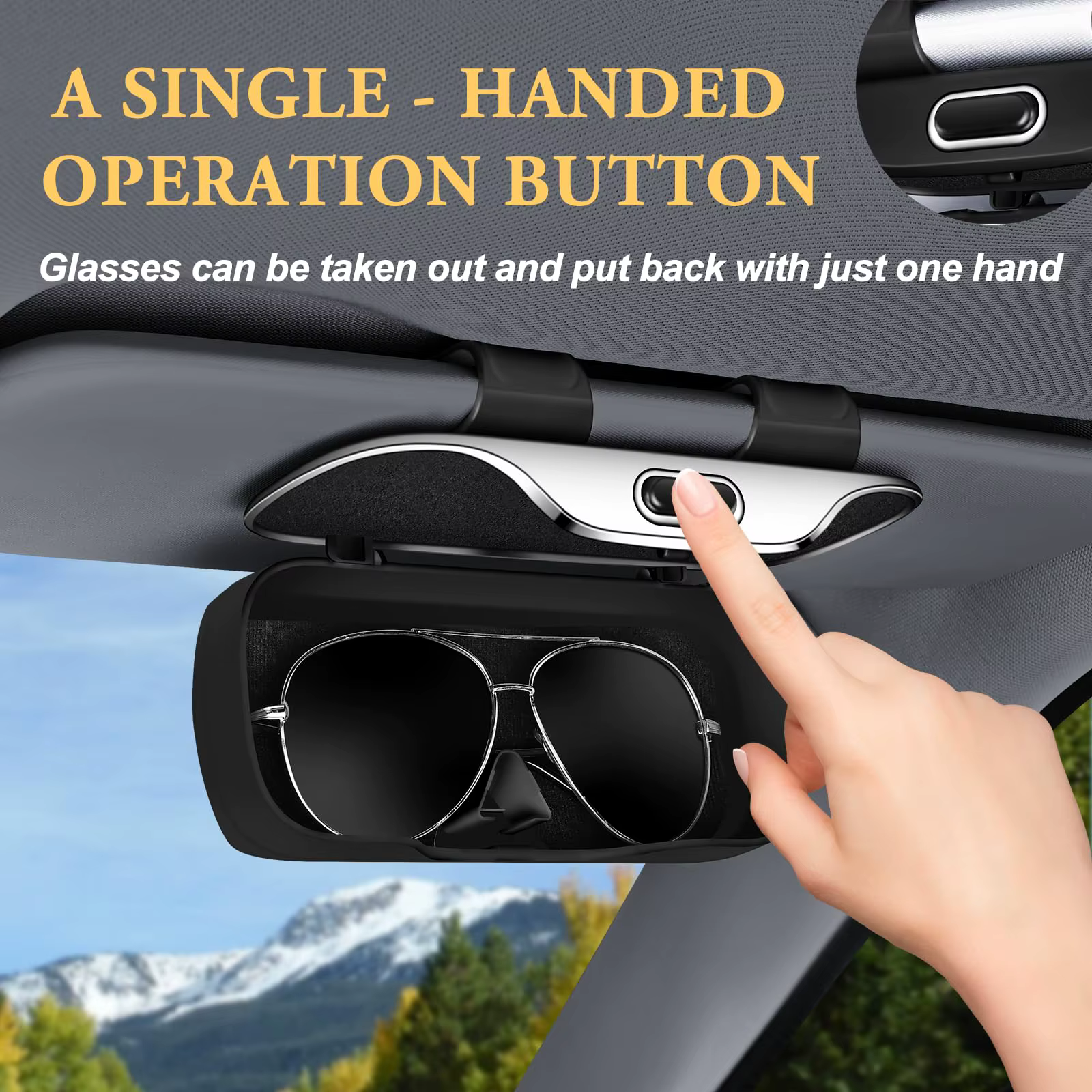 Nouvelle boîte à lunettes de voiture
