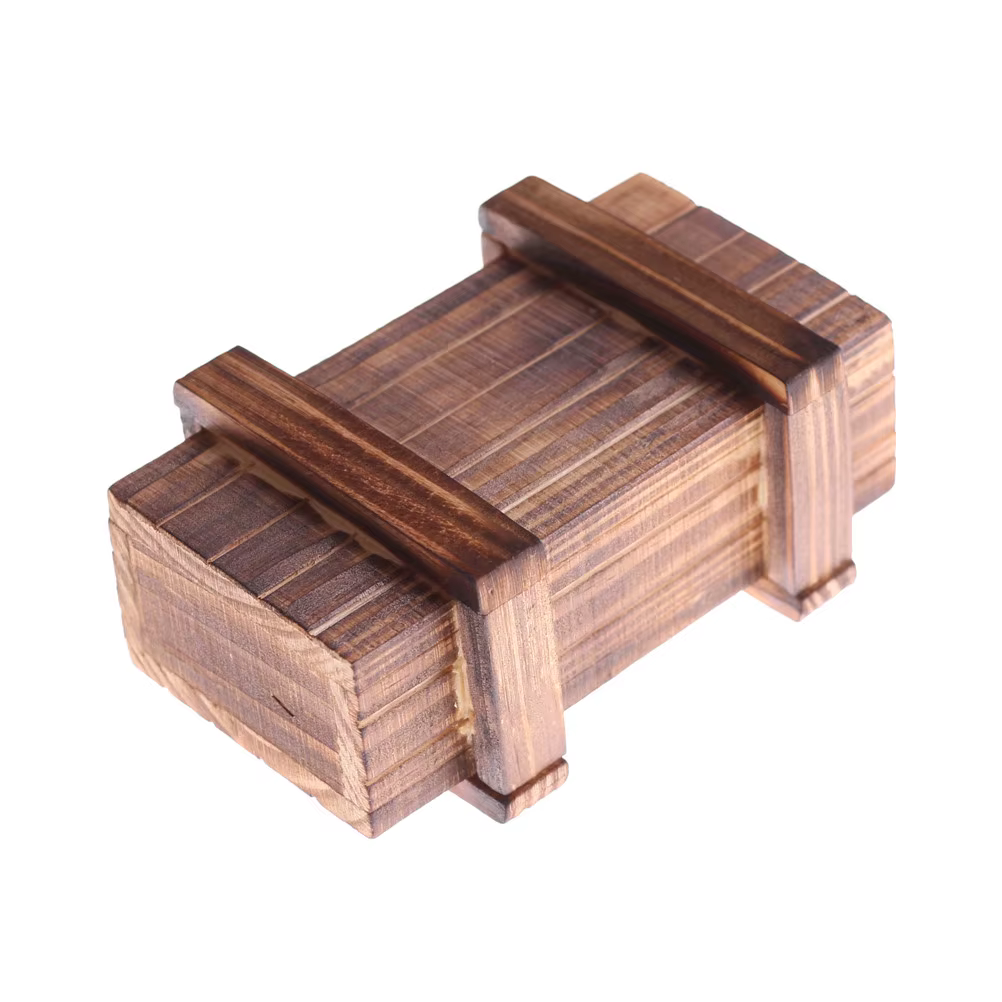 Boîte de Puzzle en Bois à Compartiment Magique avec SecExamen MELBrain Teaser