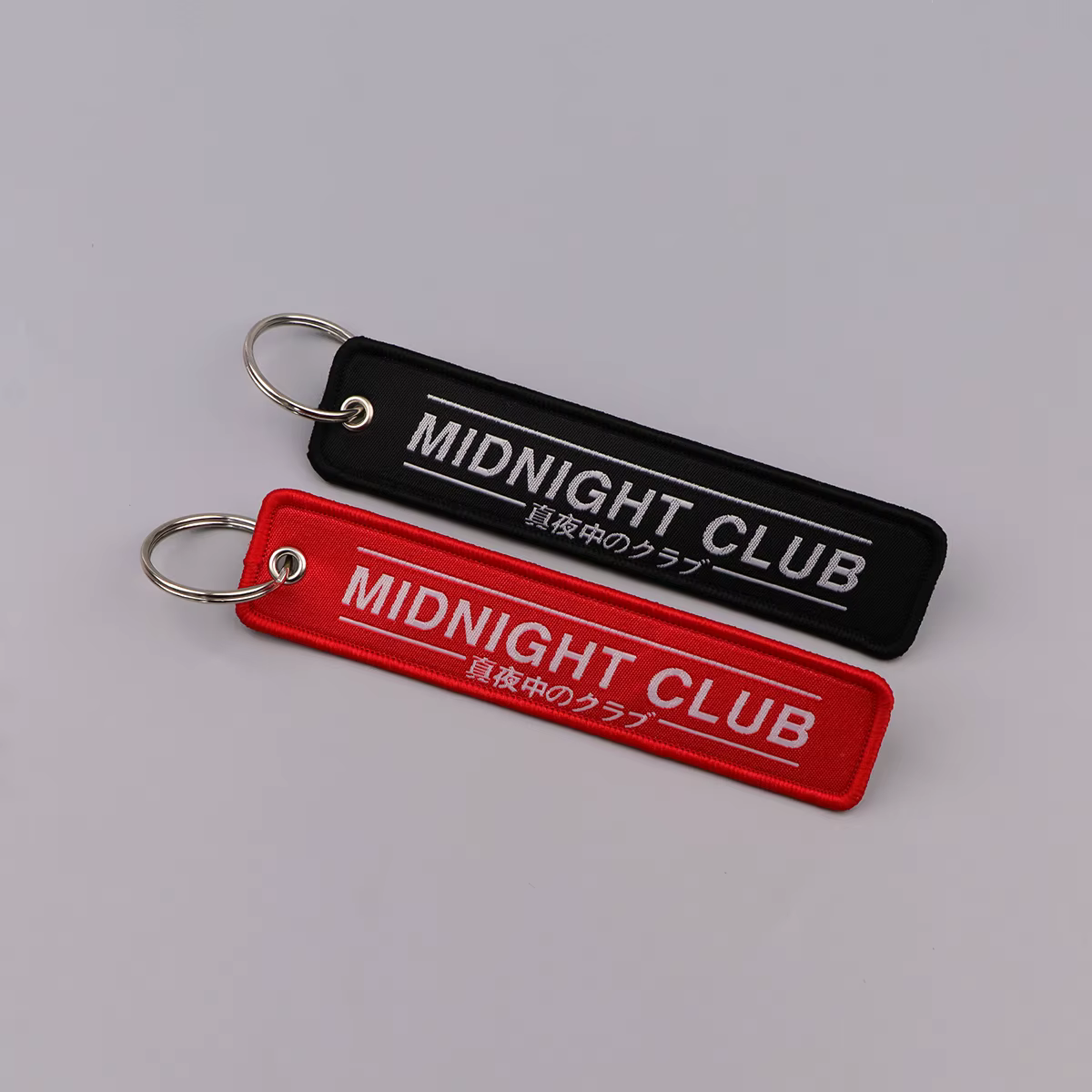 Porte-clés brodé du Club de minuit